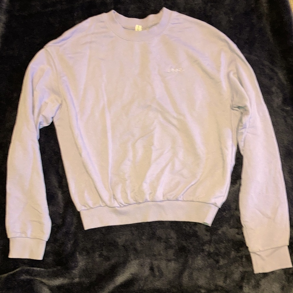 Bundle or Discount!  Purple Sweatshirt with Love embroidered in top corner